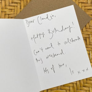 Love You Romance, Anniversary, Valentine's Card Free Handwritten Message Inside & Sent Direct Optional image 2