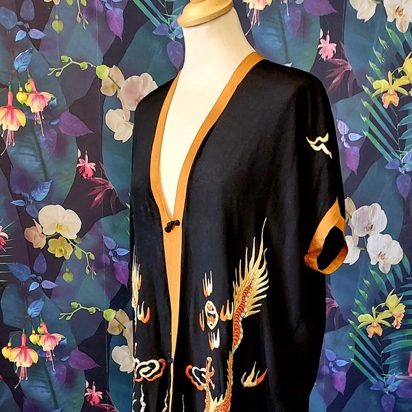 Antique Dragon Kimono - Etsy
