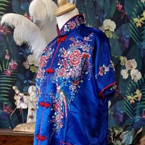Vintage Chinese Embroidered Pyjamas-1930s Hand Embroidered Pyjamas