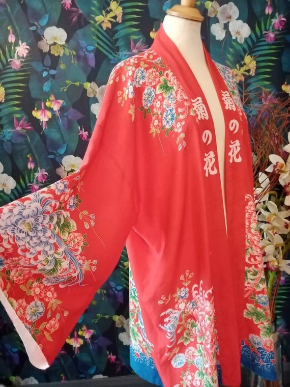Vintage Japanese Kimono-Art Deco Japanese Kimono … - image 1