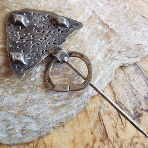 Antique  Berber Fibula Pin~Antique Tunisian Tupu Pin~Late 1800s Fibula/Shawl Pin