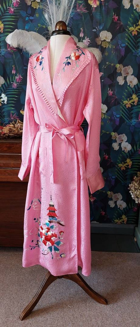 Embroidered housecoat store