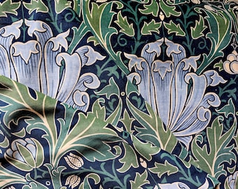 Morris and Co Helena Velvet-Morris & Friends Compilation II Velvet Collection-Artichoke Flowers Furnishing Velvet