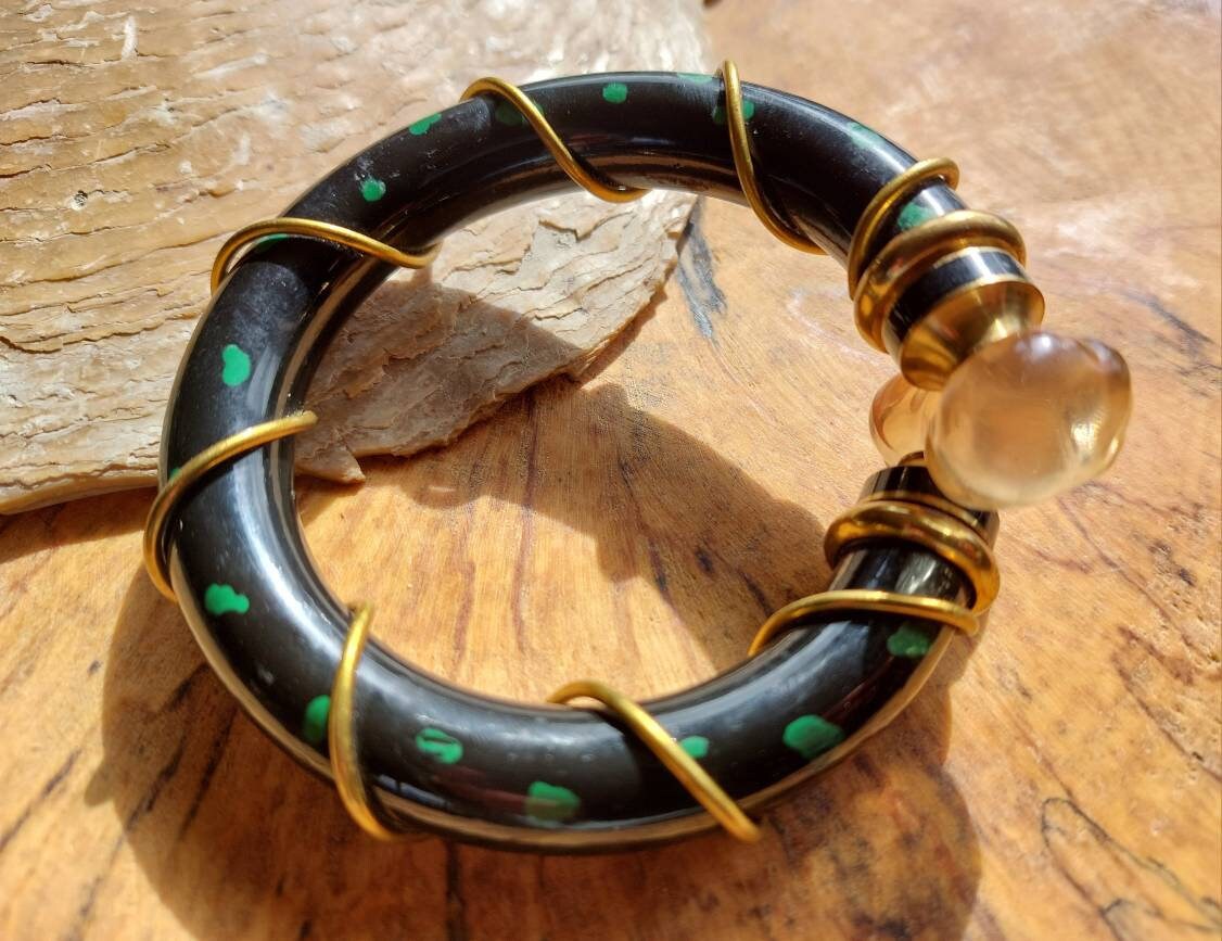 Vintage Christian Dior Poison Perfume Bangle-1980s Christian Dior ...