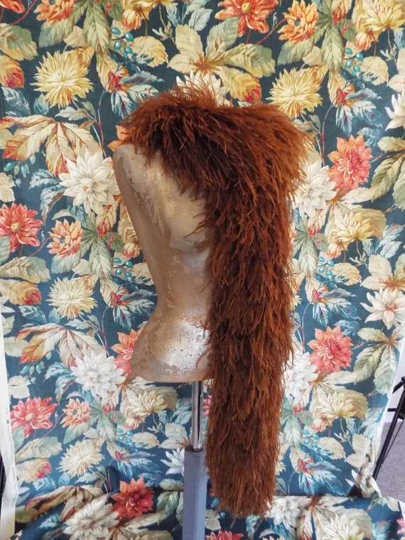Vintage Ostrich Feather Boa~Art Deco,Super Long Os