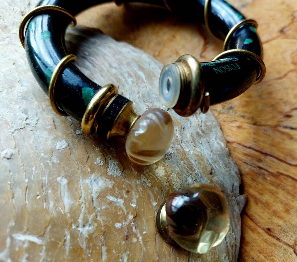 Vintage Christian Dior Poison Perfume Bangle-1980s Christian Dior ...