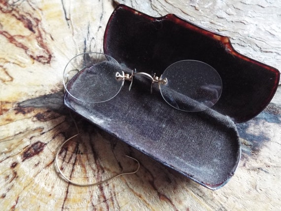 Antique 1990s Lunettes~Edwardian Lunettes with Cel