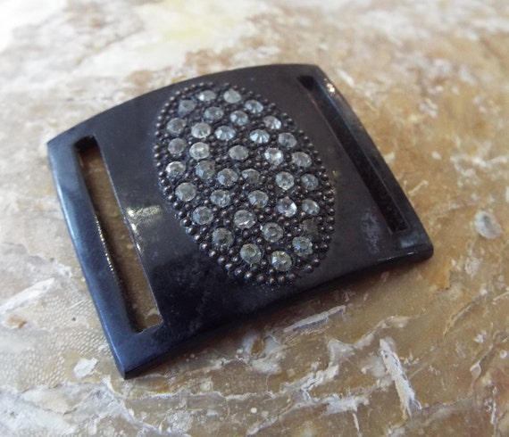 Vintage Celluloid Buckle~Art Deco Celluloid Buckle