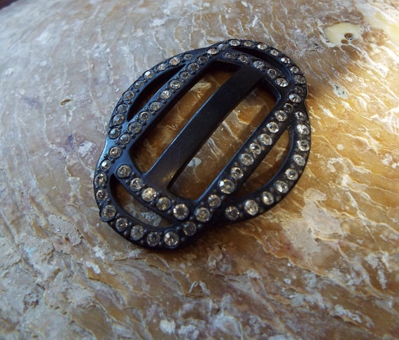 Vintage Celluloid Buckle~Art Deco Celluloid Buckle