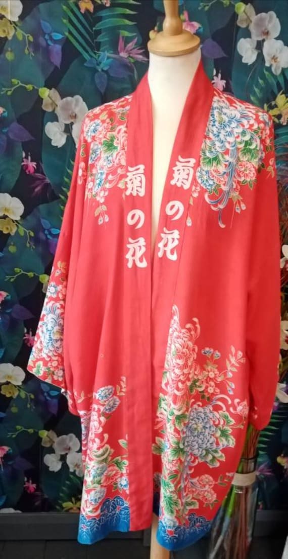 Vintage Japanese Kimono-Art Deco Japanese Kimono … - image 2