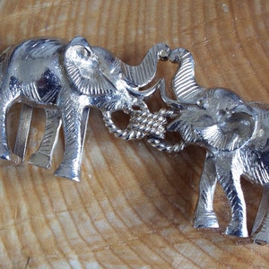 Vintage Mimi Di Elephant Belt Buckle~Rare 1972 Huge Elephant Belt Buckle
