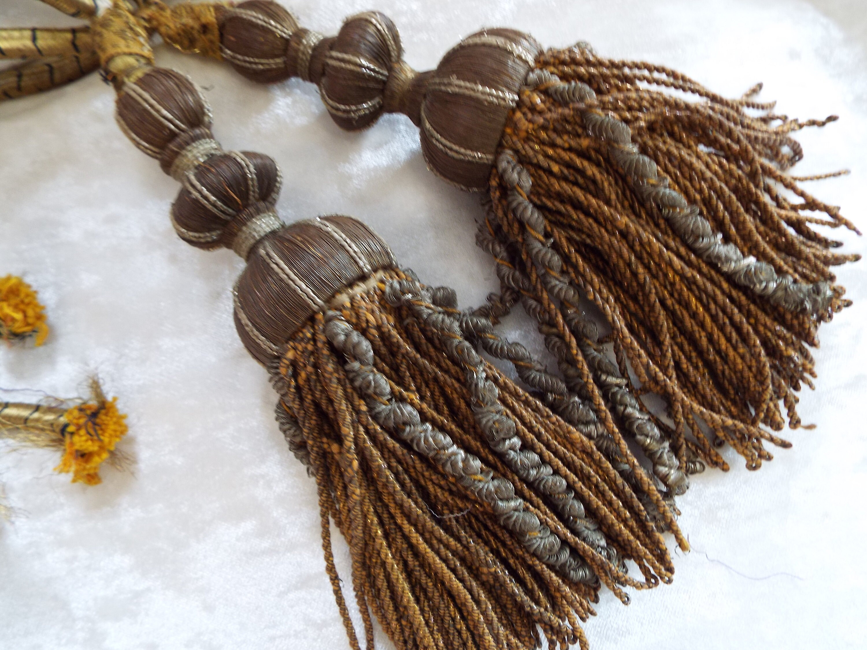 Antique Metallic Tassels18th Century Decorative Tasselsrare Etsy