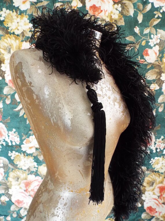 Antique Feather Boa~1900s Ostrich Feather Boa~Late