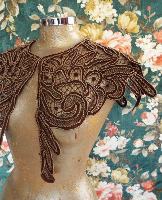Antique Soutache Collar~Victorian Soutache Collar~
