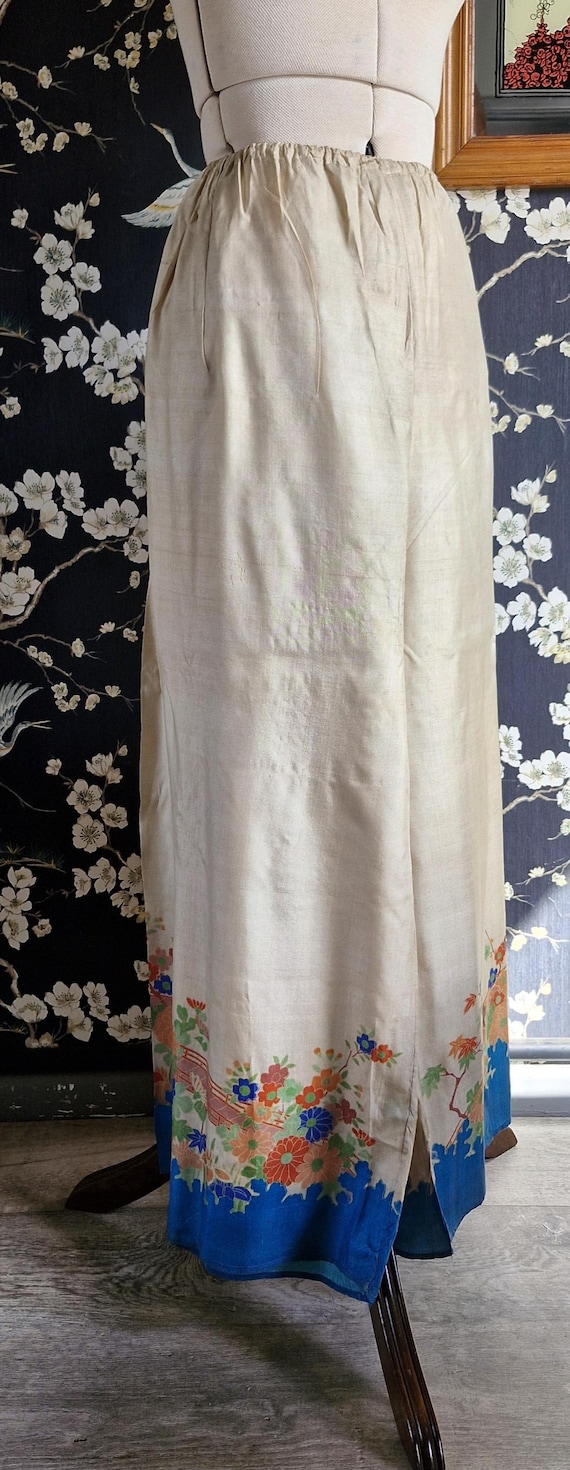 Pongee Set Antique Japanese Pongee Silk Pyjama Set -1920s Japane… - Gem