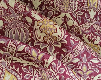 Morris & Co Granada Linen Fabric-William Morris Designs-Morris Compilation Fabrics
