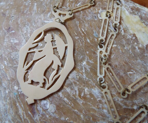 Vintage Celluloid Necklace~1930s Celluloid Necklac