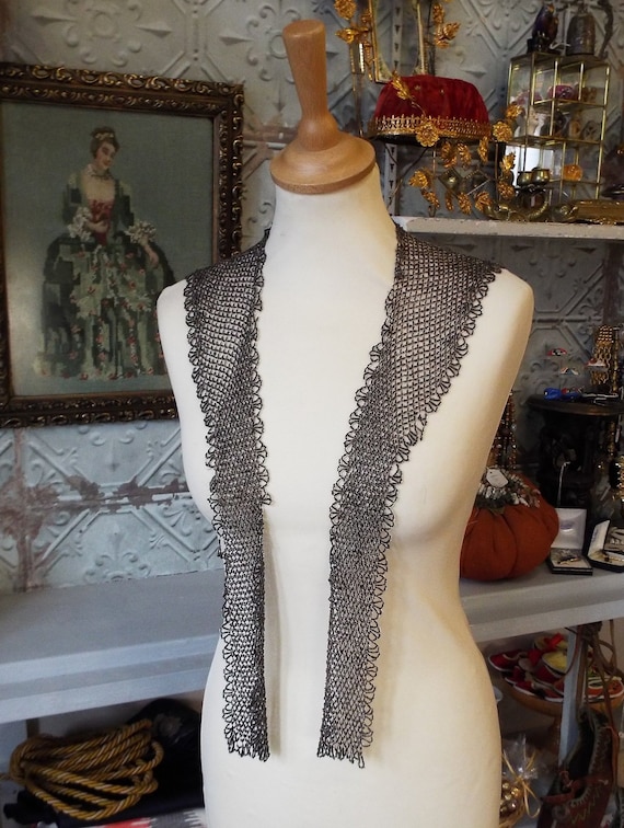 Antique Victorian Beaded Collar~Antique 1900s Bead