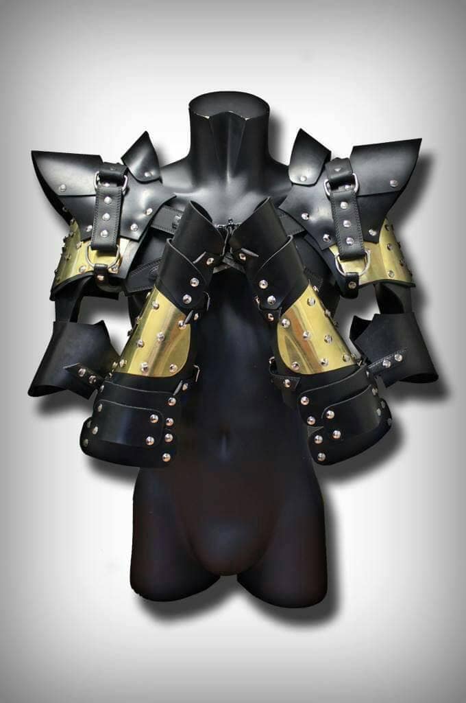 1 pair Steampunk fantasy medieval armor arm cosplay unisex