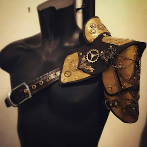 Steampunk Fantasy Mittelalter Vampir Rüstung Pauldron Cosplay