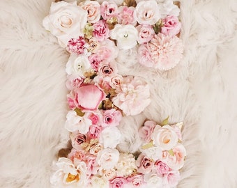floral letters for nursery