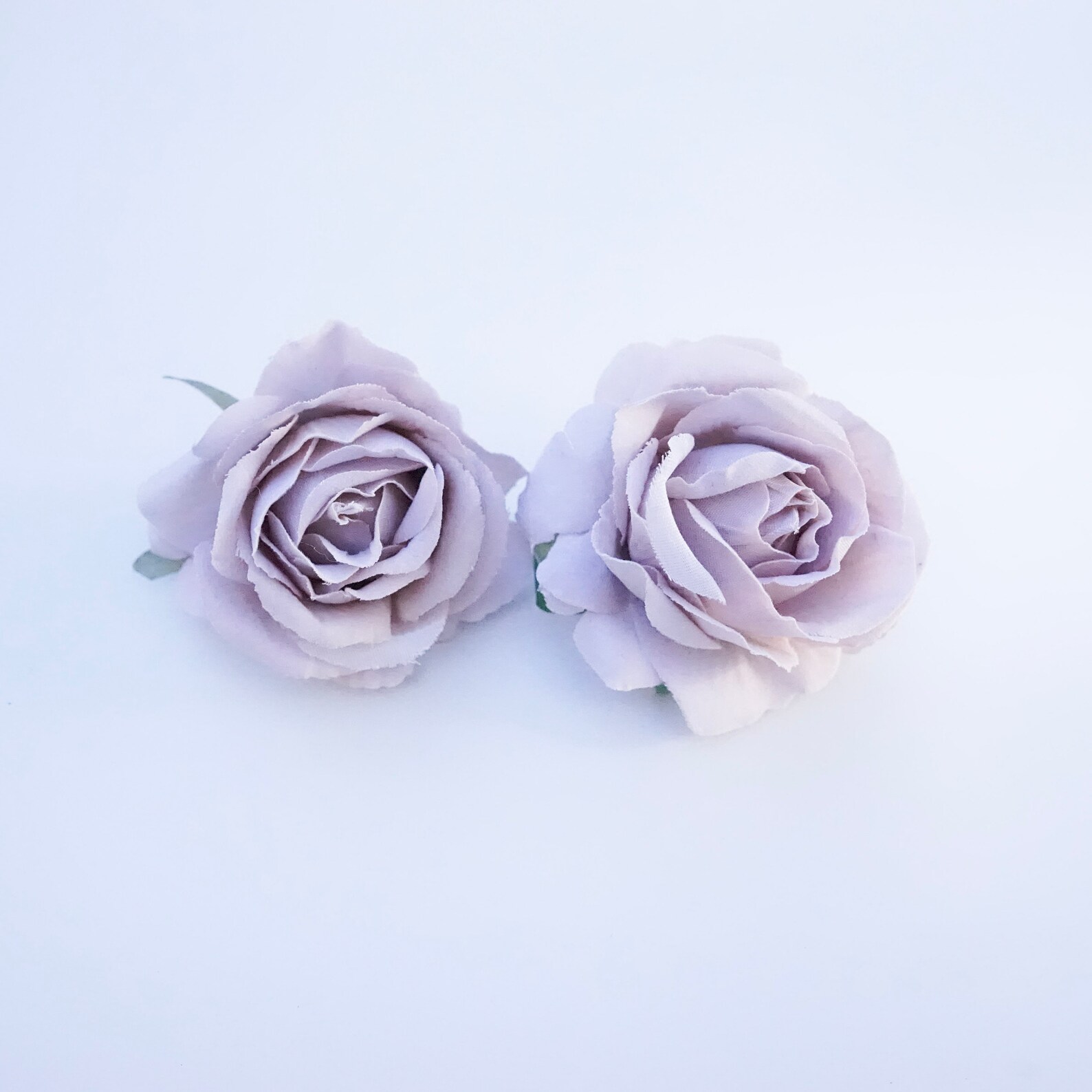 Small Gray Roses Artificial Flowers Silk Flower Heads Rose Etsy
