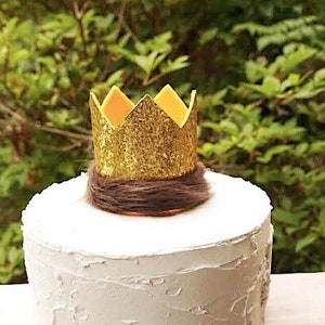 Decorazione per torta "Nel paese dei mostri selvaggi", decorazione per torta "Smash", primo compleanno di un bambino, decorazione per torta per feste, decorazione per torta di compleanno "Il selvaggio", corona