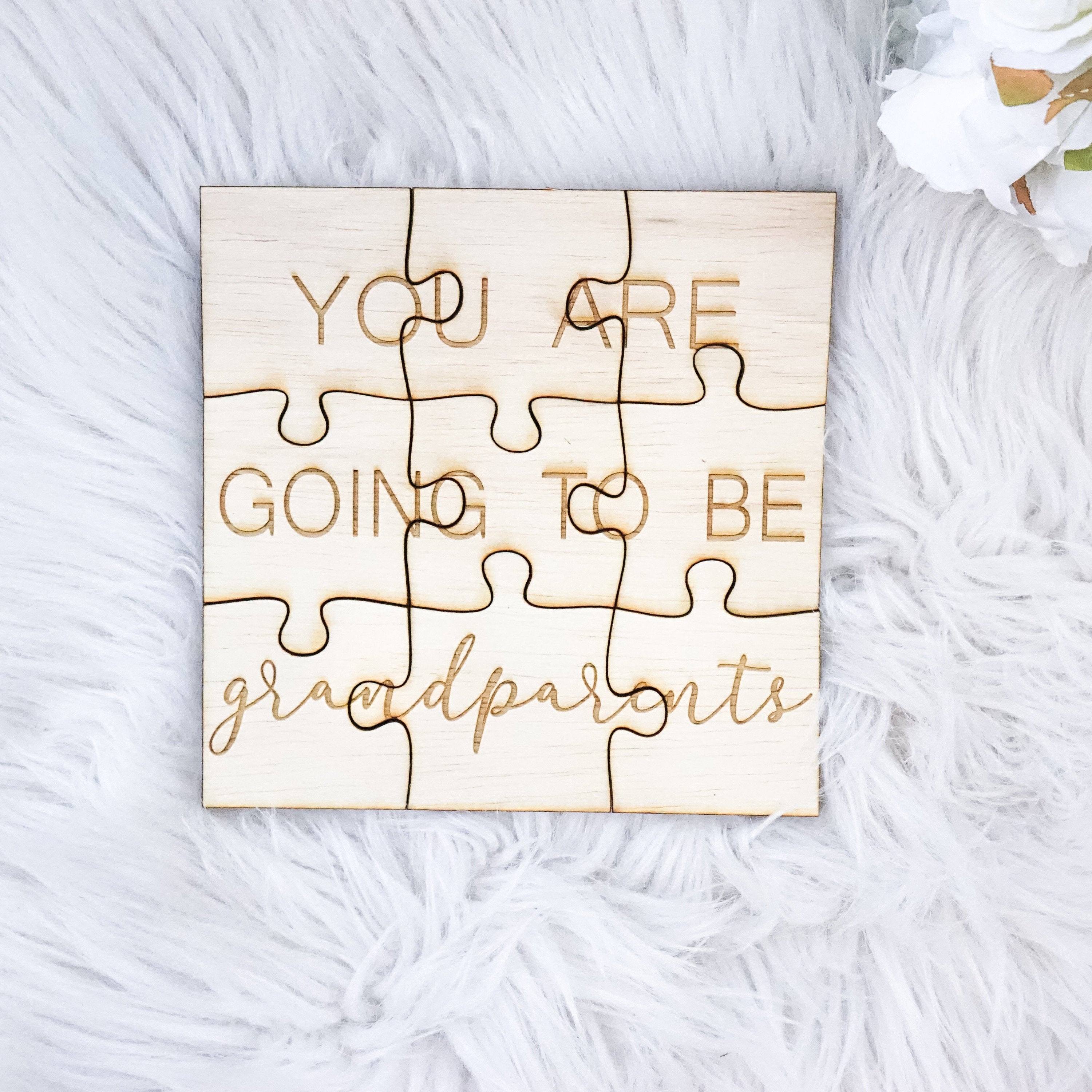 Pregnancy Announcement Puzzle You Are Going To Be Etsy