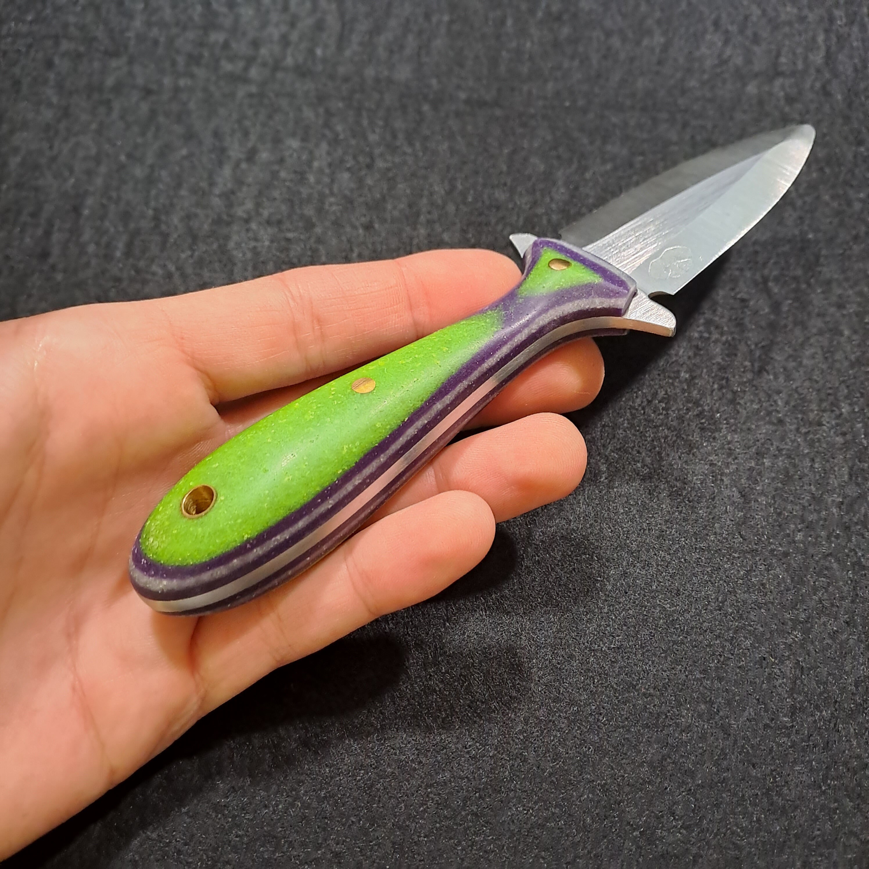 Oyster Knife With Leather Sheath Etsy