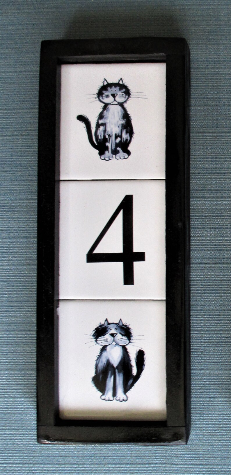 Alley Cats Dog House Address Ceramic Tile Address Address | Etsy