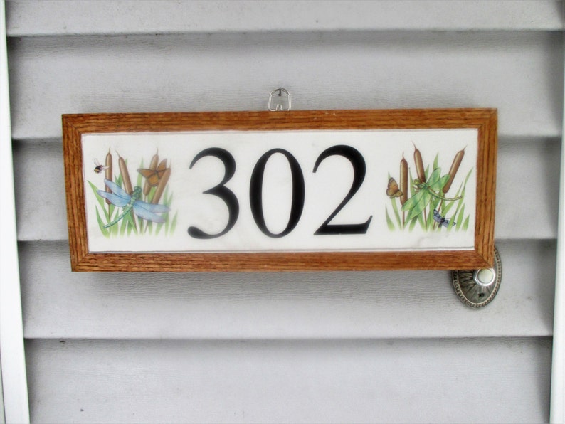 Dragonflies Address Numbers Street House Image 0