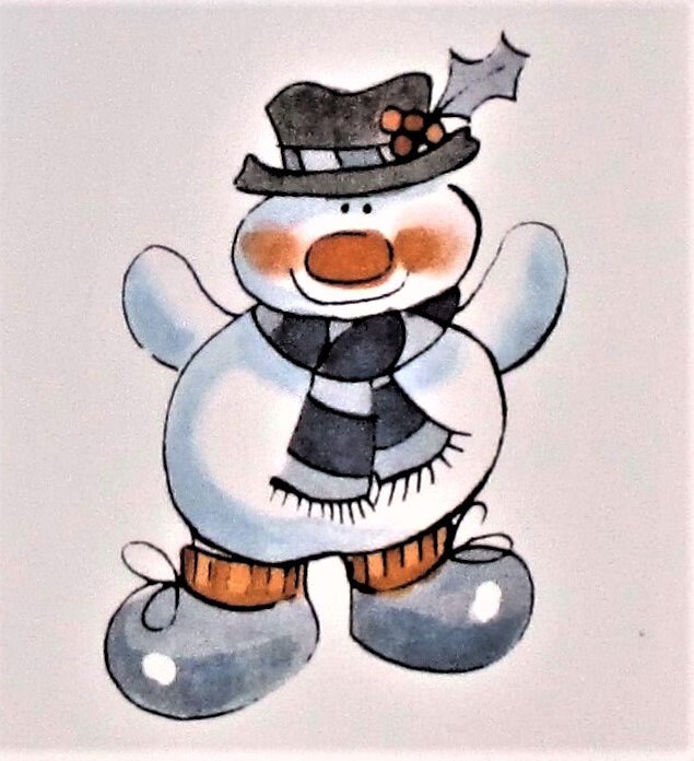 Hombre de nieve colgante de pared decoración de la pared | Etsy