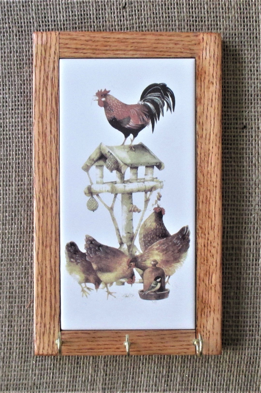 Roaster Key Rack Rooster - Key Ring Holder, Key Hook, Key Rack, Key Ring, Keys ...