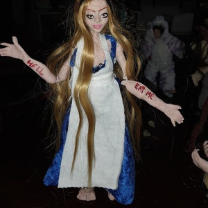 Alice in Wonderland horror art doll OOAK