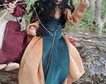 Atropos the Fates Moirai OOAK Greek mythology art doll