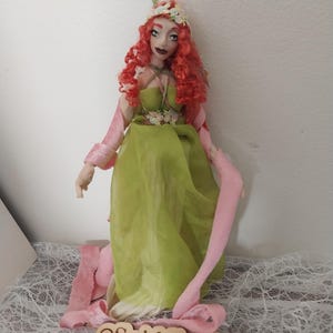 Springtime Persephone or Kore goddess altar doll