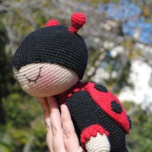 Amigurumi pattern - ladybug crochet pattern - Amigurumi animal  - crochet amigurumi pattern by JudsAtelier