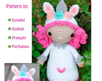 Unicorn doll crochet unicorn amigurumi pattern amigurumi doll pattern crochet unicorn pattern crochet pattern pattern crochet pattern