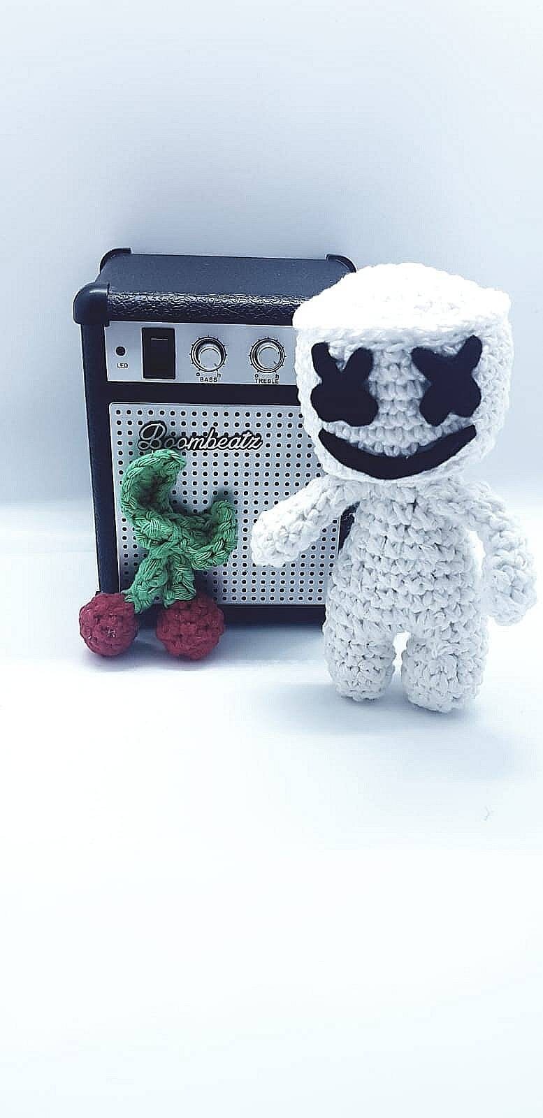 marshmallow dj plush
