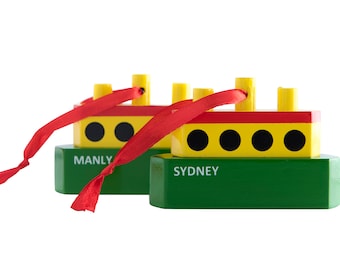 Manly Sydney Ferry Australia Souvenirs Christmas Ornaments Keepsakes, Travel Souvenirs, Overseas Gifts, Down Under Gifts
