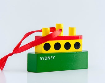 Manly Sydney Ferry Australia Souvenirs Christmas Ornaments Keepsakes, Travel Souvenirs, Overseas Gifts, Down Under Gifts