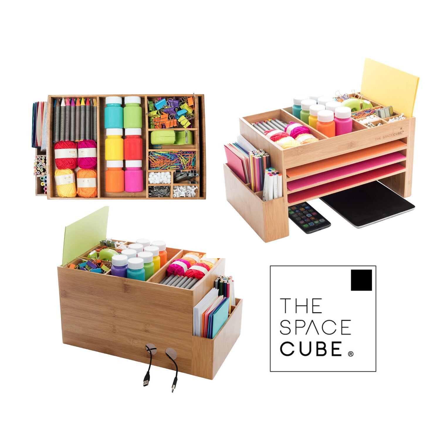 Art and Craft Supplies Storage Box Caddy Holder Kid's | Etsy