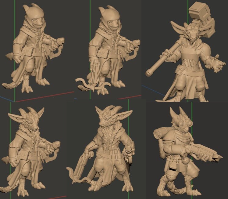 Kobold Miniatures   || Small || Velrock Art