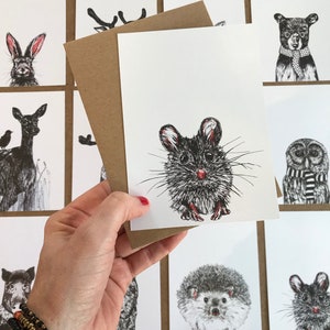 Ensemble de 12 cartes d'art et 12 cartes