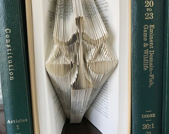 Scales of Justice - Folded Book Art - Law - Lawyer - Law School - Attorney - Esquire - Law Student - Paralegal - Barrister