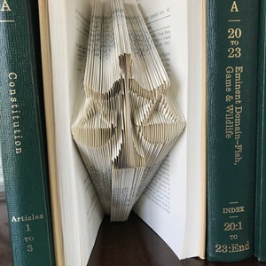 Scales of Justice - Folded Book Art - Law - Lawyer - Law School - Attorney - Esquire - Law Student - Paralegal - Barrister