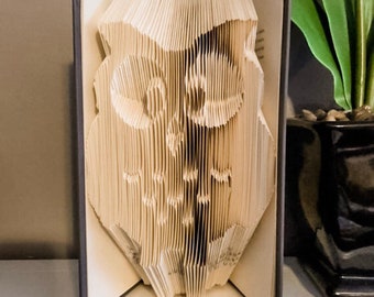 Owl Folded Book Art | Owl Lover | Book Art | Gift for Him | Gift for Her | Unique Gift | Unique Owl Gift | Bookworm Gift | Book Lover Gift