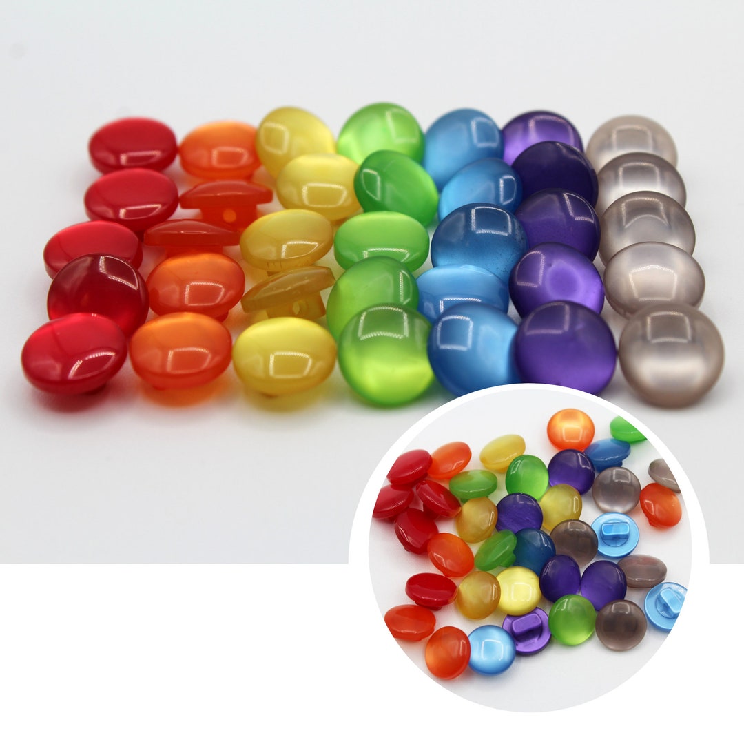 Small Round Buttons Small Buttons. Round 11 Mm 7/16 Inch Shank Buttons for Sewing, Knitting ...