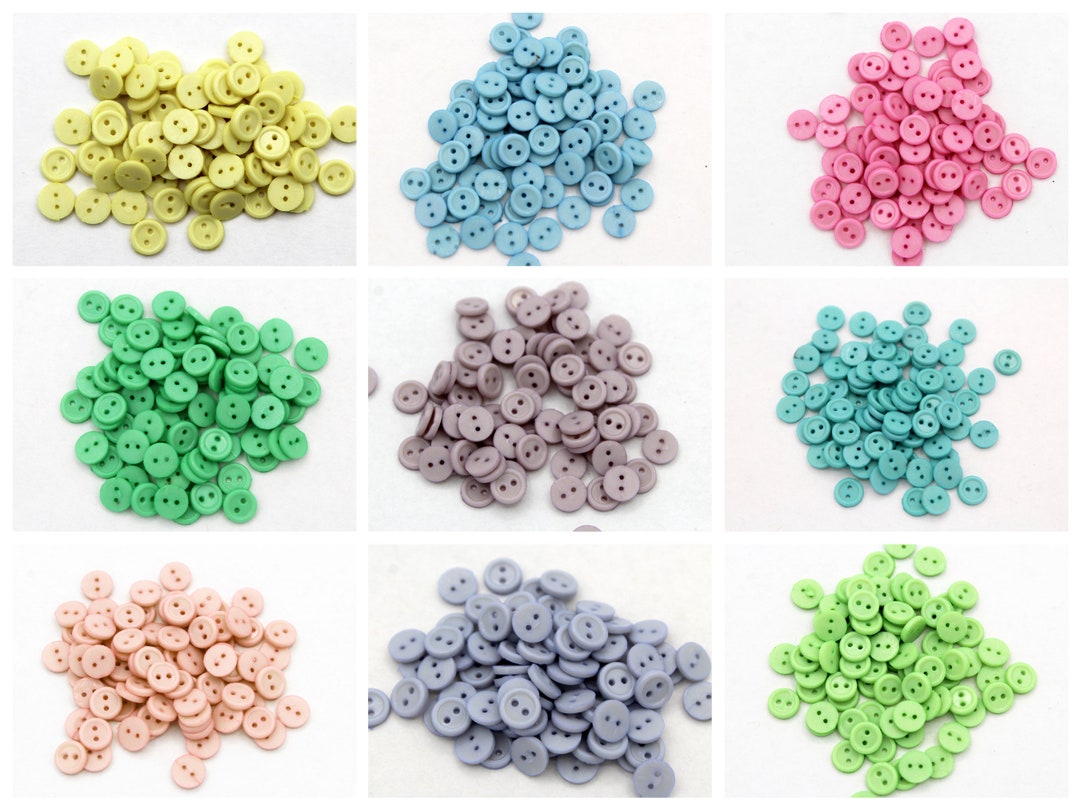 Small 6mm Buttons for Doll Clothes, Embellishment, Sewing and Craft ...