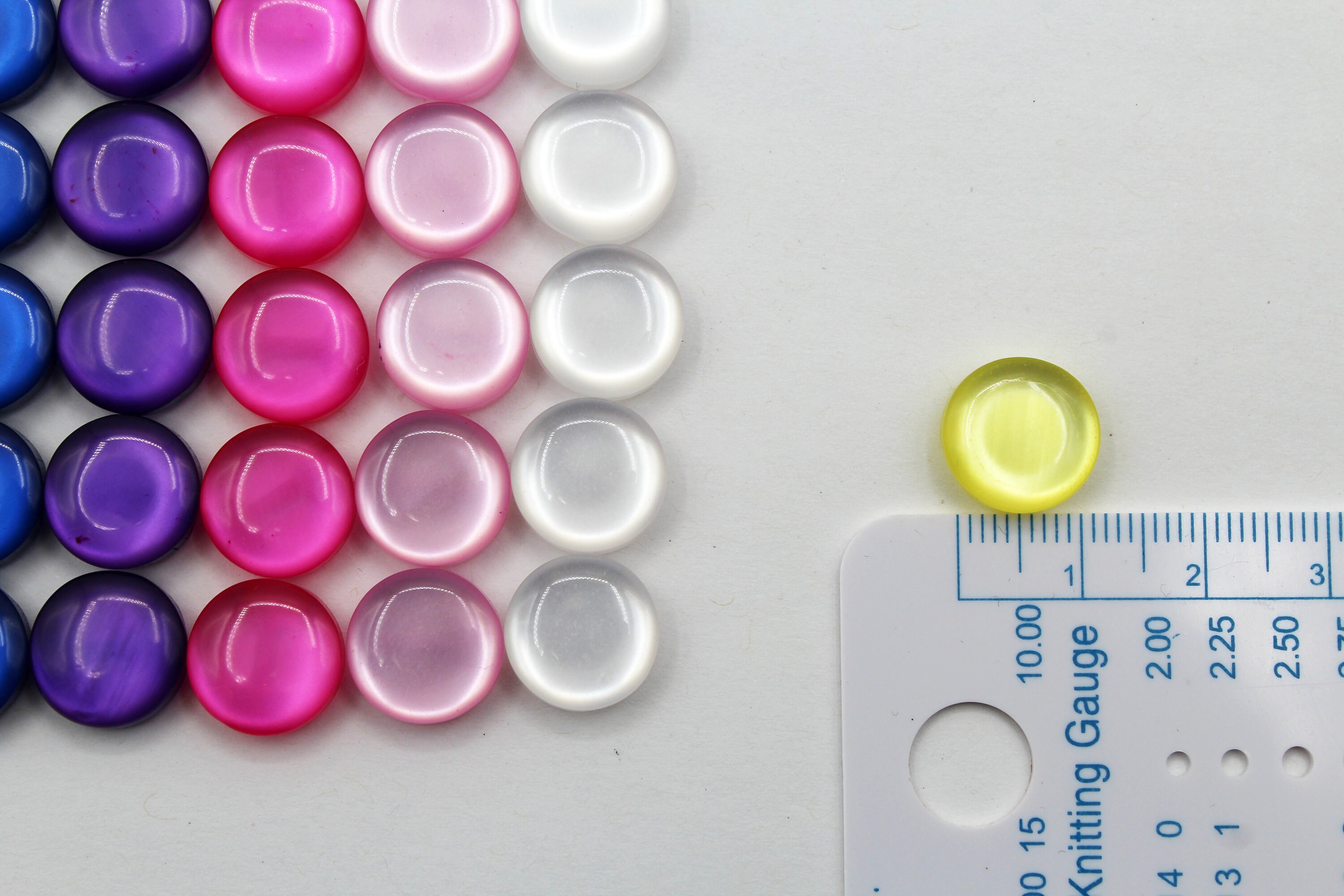 Small Round Button 50 Small Buttons. Round, 12 Mm, Two Holes Buttons for Sewing, Knitting ...
